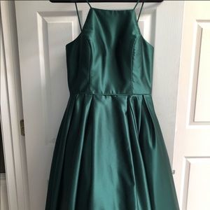 PROM DRESS, Ballgown, emerald green, size 10